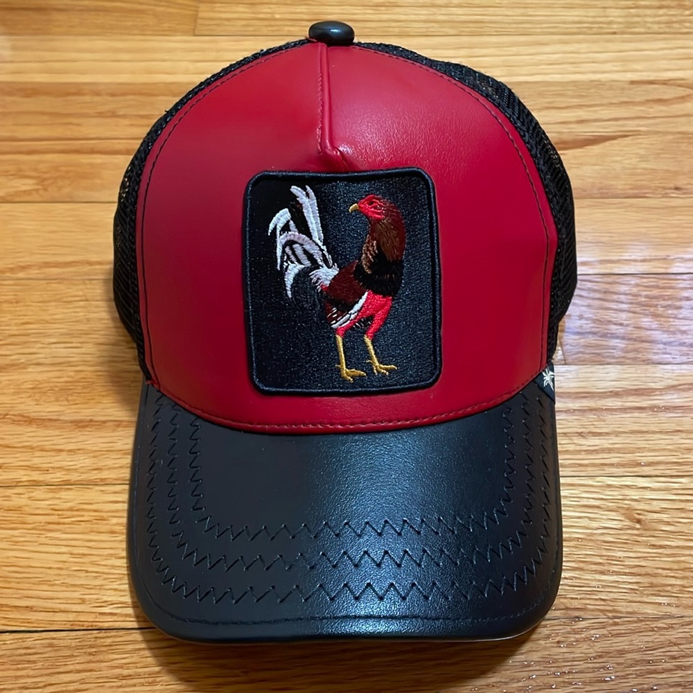 Rooster Trucker Snapback Cap Hat Unisex